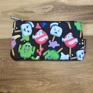 New without tags - Rare Loungefly Ghostbusters zip pouch in Ghost Candy pattern
